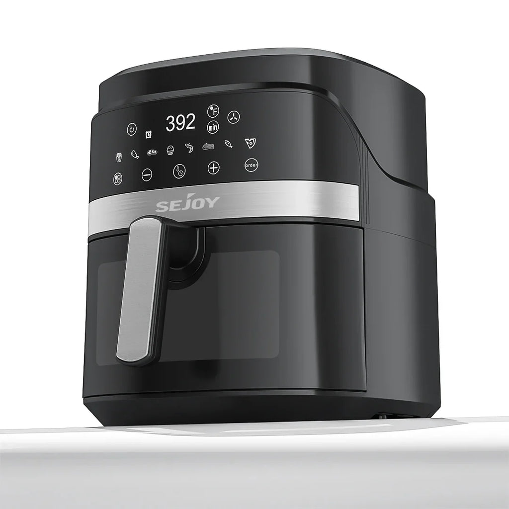Sejoy Air Fryer 8-In-1,6 Quart Electric Hot Fryer Oven Oilless Cooker,Roast, Bake, plus Bake,Dehydrate, and Keep Food Warm