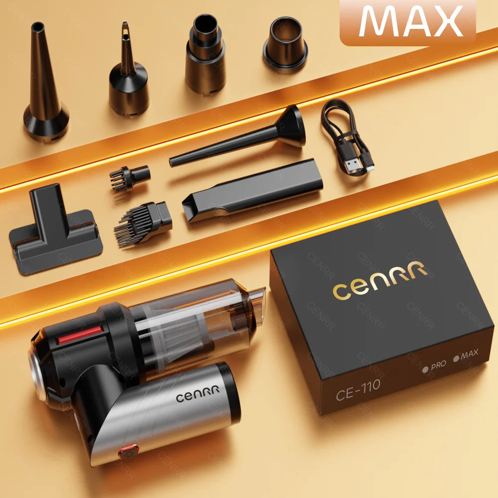 998000PA Car Vacuum Cleaner Strong Suction Powerful Handheld Wireless Vacuum Cleaner Mini Blower for Home Appliance