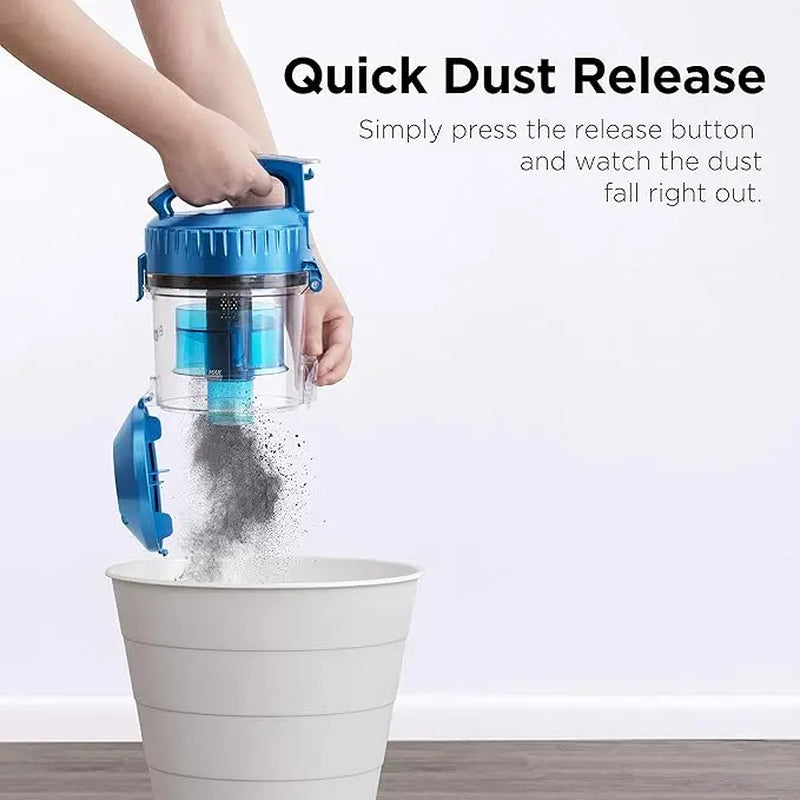 Eureka Whirlwind Bagless Canister Vacuum Cleaner 2.5L, Lightweight Powerful Vacuum for Carpets, Hard Floors & Pet Hair, Easy to Maneuver with Crevice Tool, Large Capacity Multi-Surface Cleaner, Great for Home, Automatic Cord Rewind, Dealsforyoudays