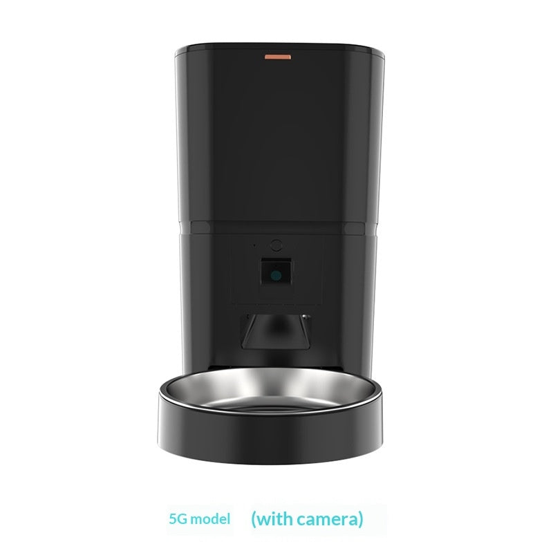 Video Camera with Adjustable Performance Pet Feeder