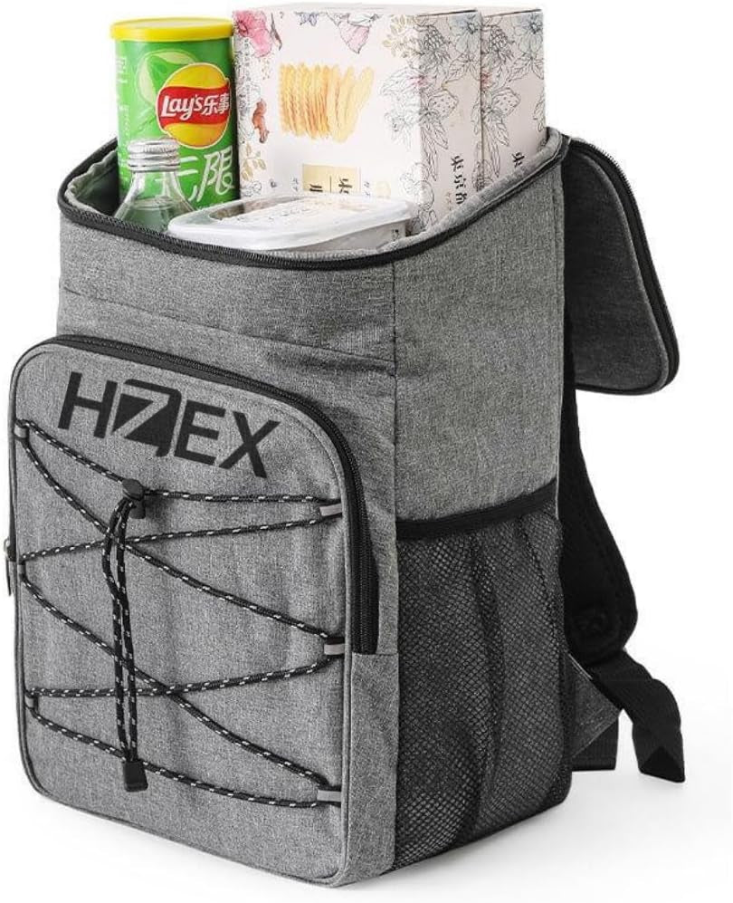 25L Insulated Cooler Backpack – Leak Proof Travel Back Pack Cooler for Hiking, Camping, Beach, Picnic & Outdoor Adventures – Large Capacity Soft Cooler Bag for Men & Women, Keep Food - Drink Cold