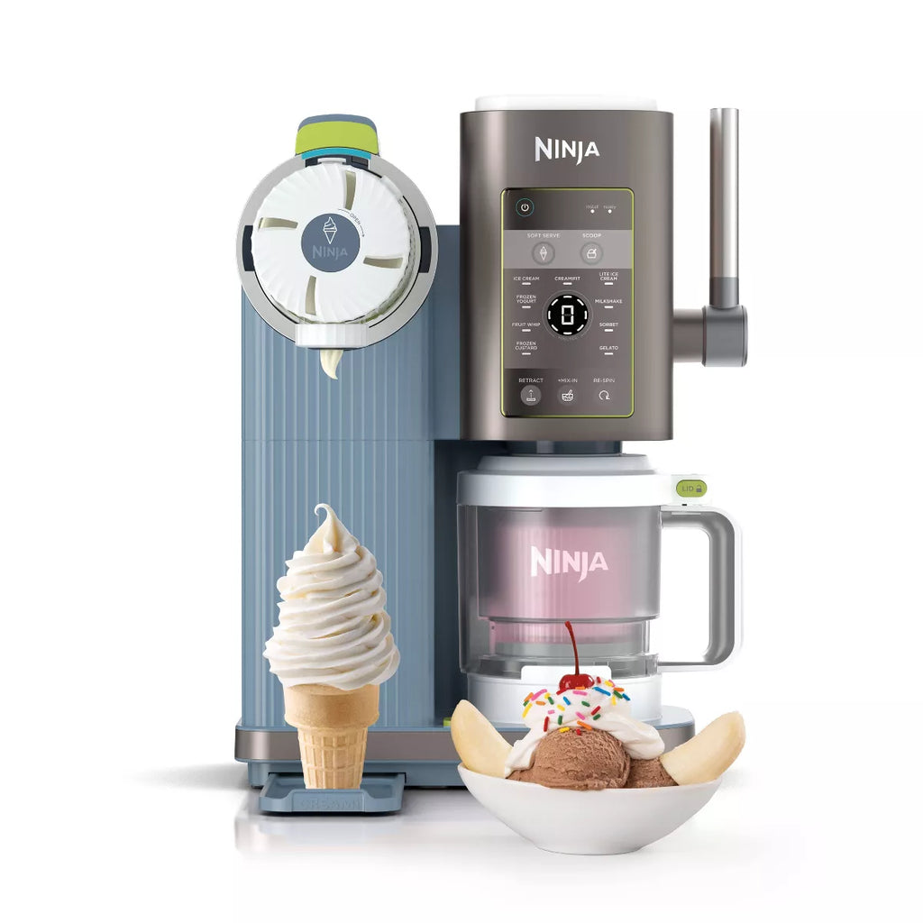 Ninja Creami Scoop & Swirl Ice Cream and Soft Serve Maker 13 One-Touch Programs NC701