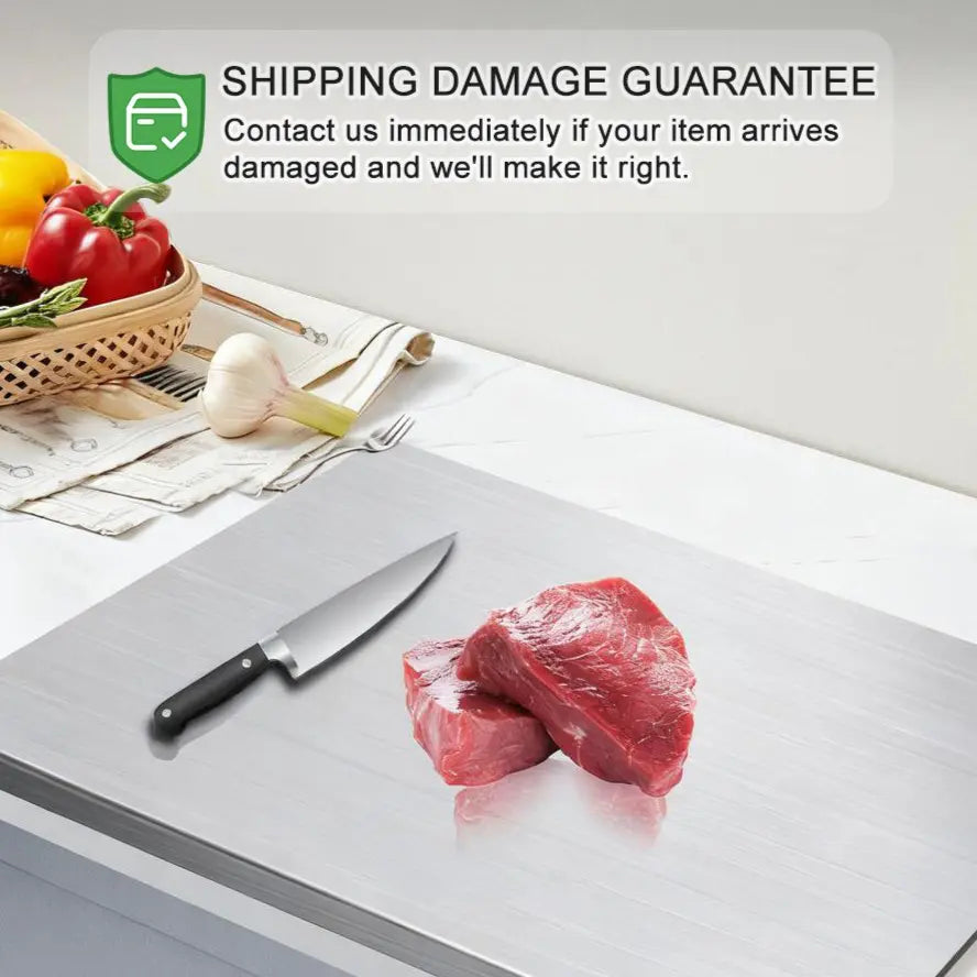 Stainless Steel Chopping Board, Non-Slip Kitchen Chopping Board, Kitchen Cutting Board, Kitchen Accessories, Household Kitchen Gadgets #4Th of July Accessories