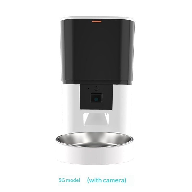 Video Camera with Adjustable Performance Pet Feeder