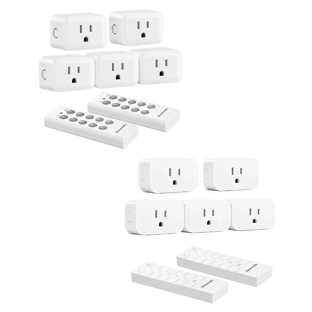 Wireless Remote Control Outlet, Programmable Electrical Outlet Switch, 100FT Range, 125V 15A 1875W
