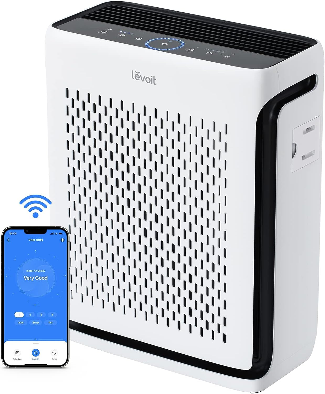 Air Purifiers for Home Large Room Bedroom up to 1110 Ft² with Air Quality & Air Purifier Core Mini/Lv-H128 Aroma Pads 12Pack Essential Oil Replacement