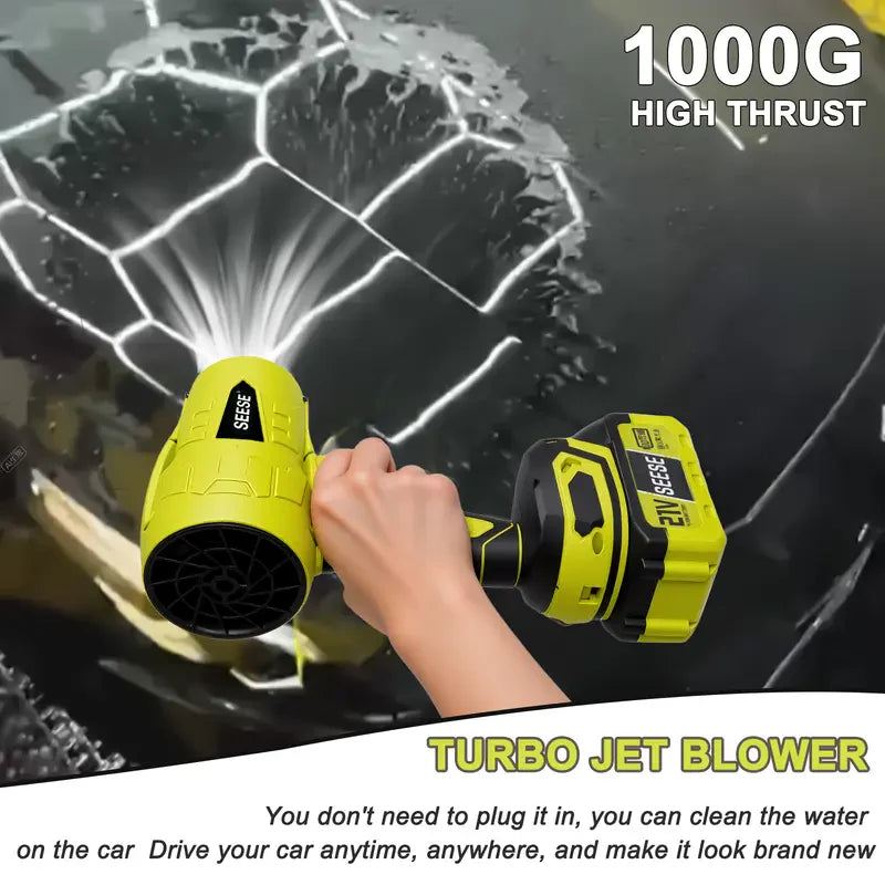 🌪️Turbo Jet Blower | Cordless Leaf & Dust Blower, Car Dryer, Snow Remover & Home Cleaning Power Tool