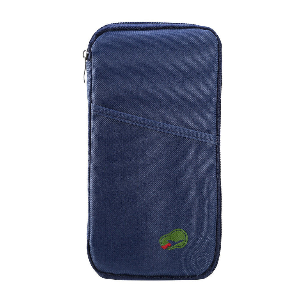 1Pc Travel Passport Wallet 12Cells Ticket ID Credit Card Holder Water Repellent Documents Phone Organizer Zipper Case Business Trip Daily Use