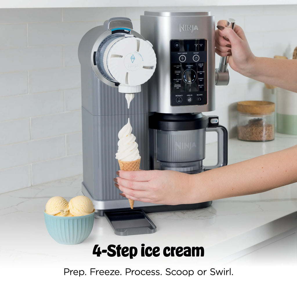 Ninja Creami Scoop & Swirl Soft Serve Ice Cream Machine - NC701