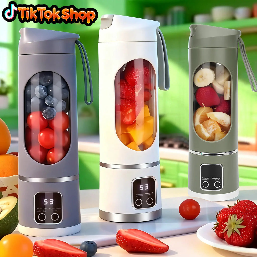 Ultimate Portable Blender! USB Rechargeable & Compact for Smoothies On-The-Go - Perfect Travel, Back to School & Gym! Leak Proof Design, Makes Shakes & Baby Food in Seconds Cup Juicer Rechargeable Mini Blender Vegetable