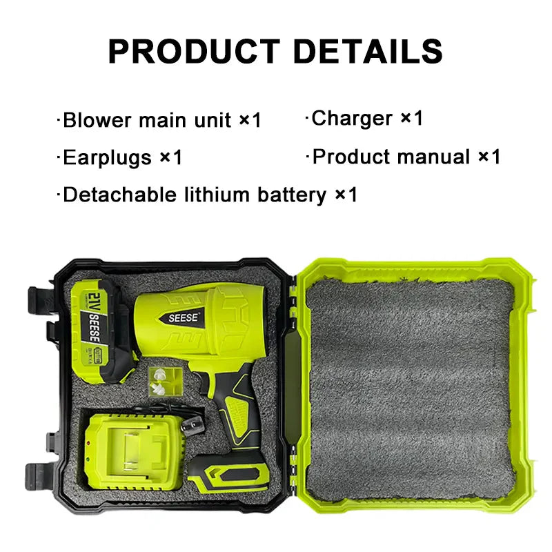 🌪️Turbo Jet Blower | Cordless Leaf & Dust Blower, Car Dryer, Snow Remover & Home Cleaning Power Tool