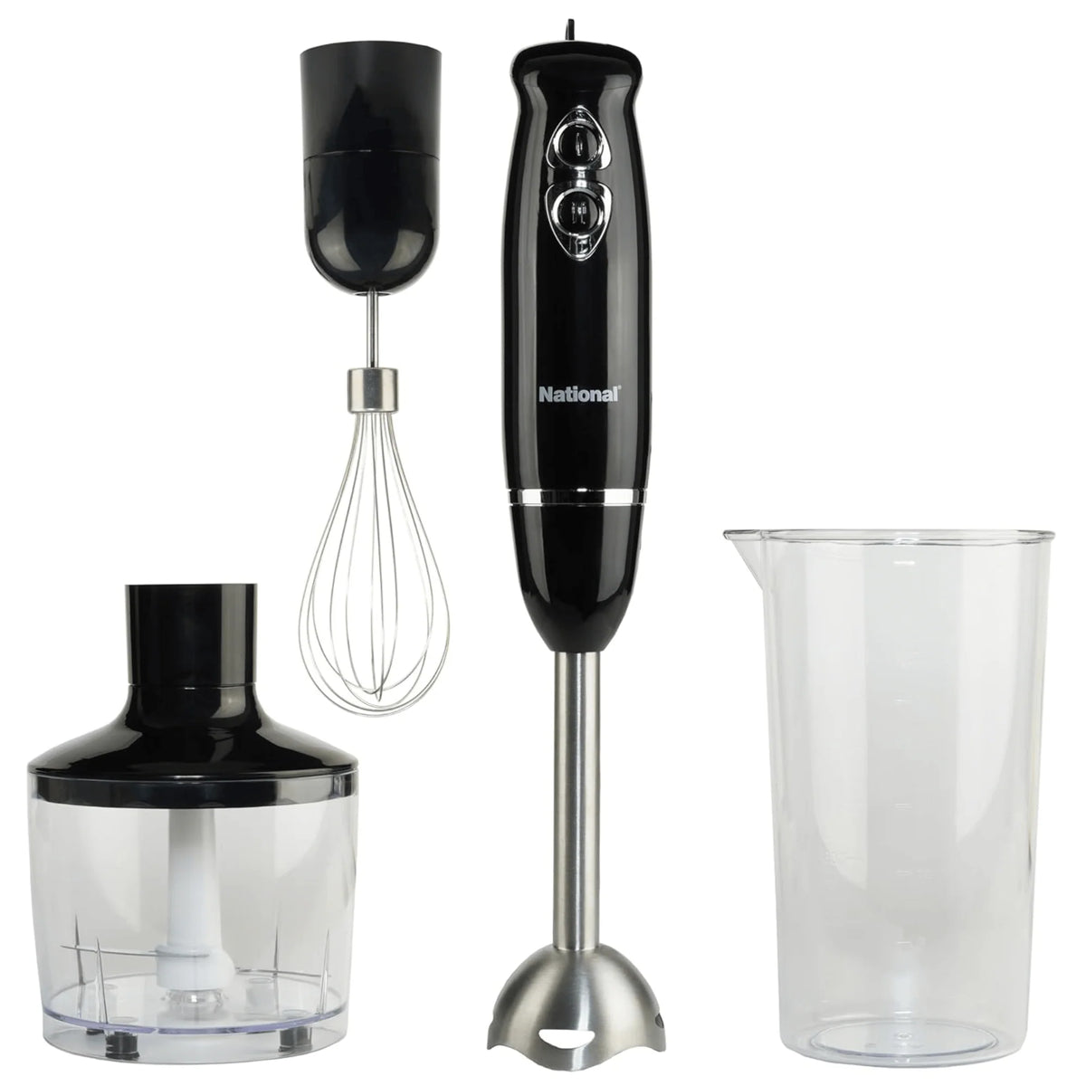 Supersonic National Multi-Purpose 4-In-1 Immersion Hand Blender