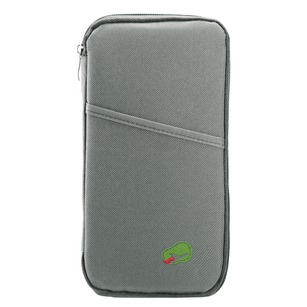 1Pc Travel Passport Wallet 12Cells Ticket ID Credit Card Holder Water Repellent Documents Phone Organizer Zipper Case Business Trip Daily Use