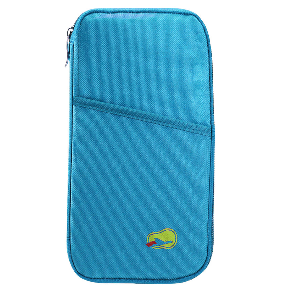 1Pc Travel Passport Wallet 12Cells Ticket ID Credit Card Holder Water Repellent Documents Phone Organizer Zipper Case Business Trip Daily Use