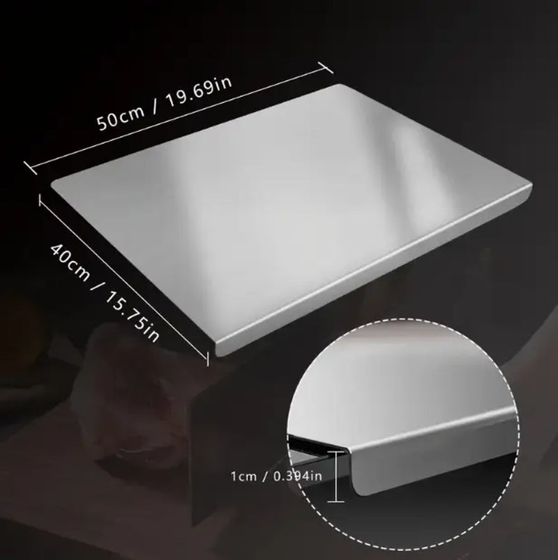 Stainless Steel Chopping Board, Non-Slip Kitchen Chopping Board, Kitchen Cutting Board, Kitchen Accessories, Household Kitchen Gadgets #4Th of July Accessories
