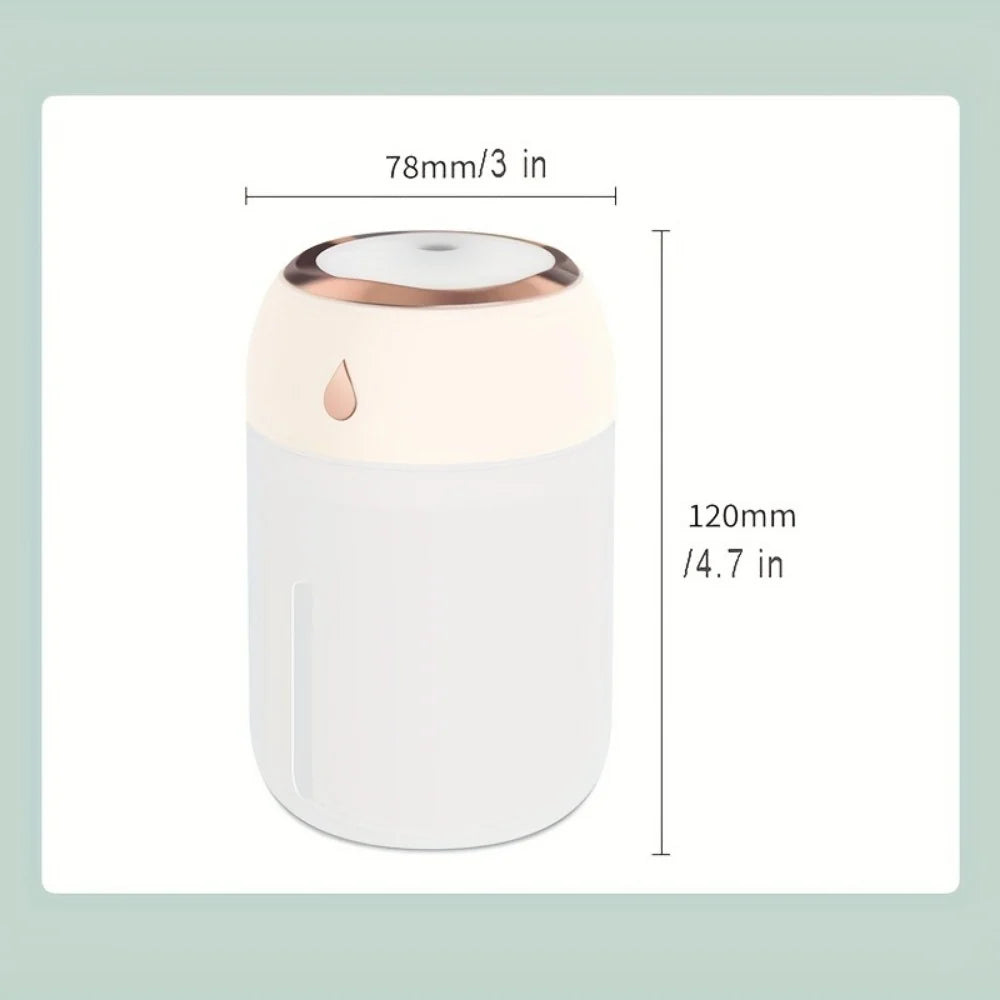 Portable Mini Humidifier 220Ml Small Cool Mist Humidifier USB Personal Desktop Humidifier for Bedroom Travel Office Home