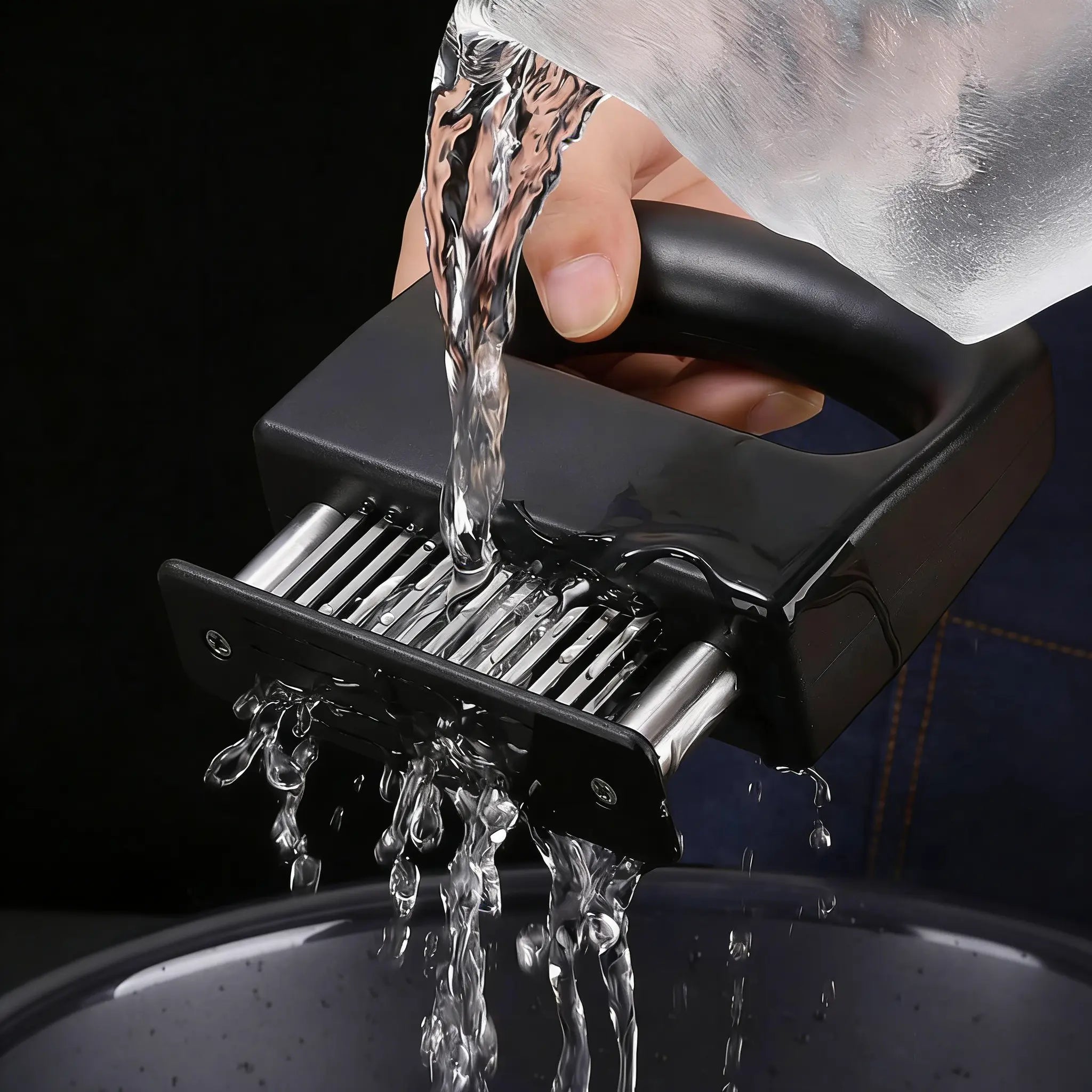 【Free Ship】Meat Tenderizer Tool Heavy Duty 48 Stainless Steel Ultra Sharp Needle Blades for Chicken Steak Veal BBQ Kitchen Gadget Kitchenware Cutting Cooking