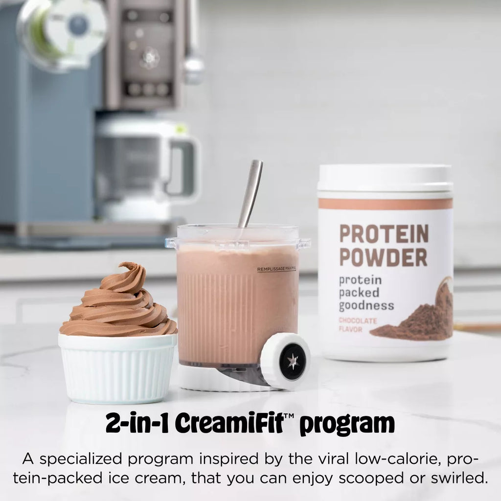 Ninja Creami Scoop & Swirl Ice Cream and Soft Serve Maker 13 One-Touch Programs NC701