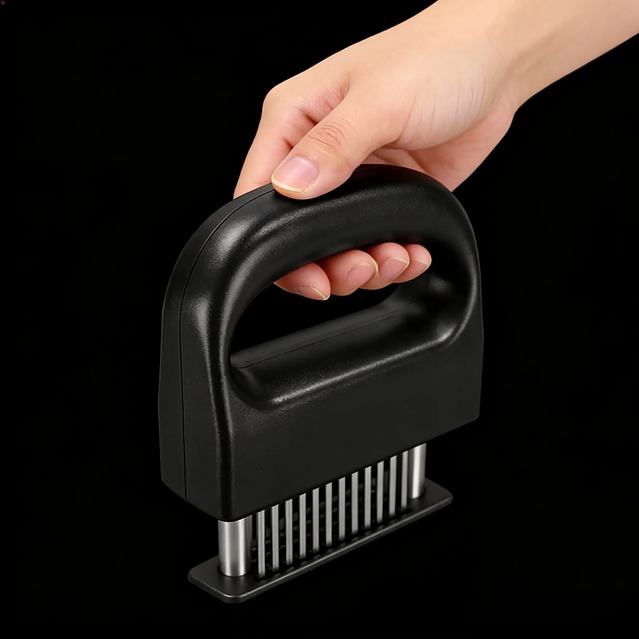 【Free Ship】Meat Tenderizer Tool Heavy Duty 48 Stainless Steel Ultra Sharp Needle Blades for Chicken Steak Veal BBQ Kitchen Gadget Kitchenware Cutting Cooking