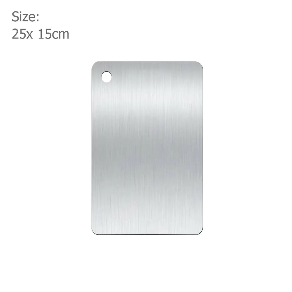 Stainless Steel Thickened Cutting Board with Antibacterial Mildew Proof Design Large Kitchen Food Prep and Dough Kneading