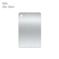 Stainless Steel Thickened Cutting Board with Antibacterial Mildew Proof Design Large Kitchen Food Prep and Dough Kneading