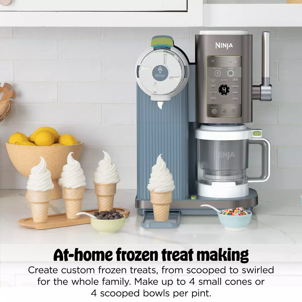 Ninja Creami Scoop & Swirl Ice Cream and Soft Serve Maker 13 One-Touch Programs NC701
