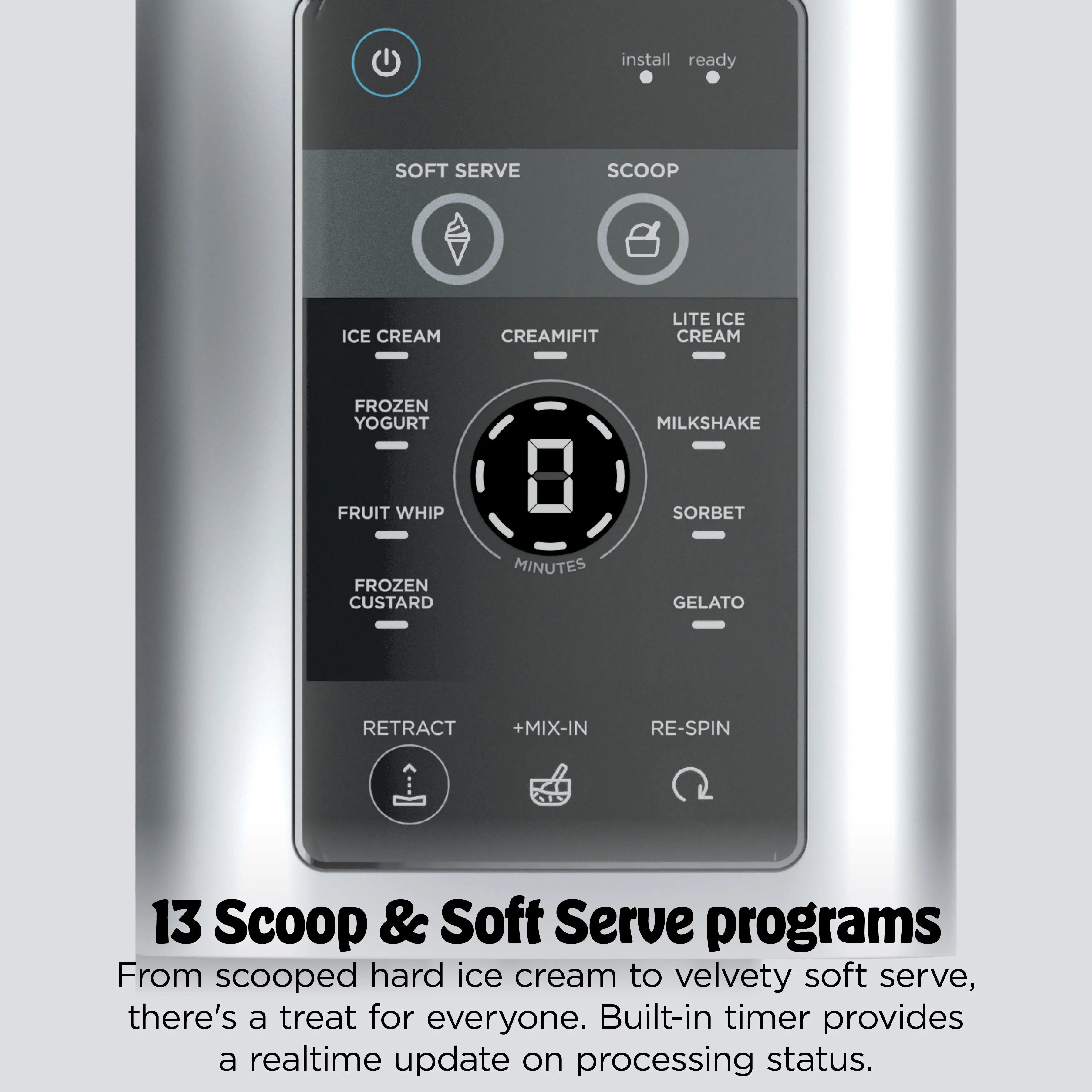 Ninja Creami Scoop & Swirl Soft Serve Ice Cream Machine - NC701